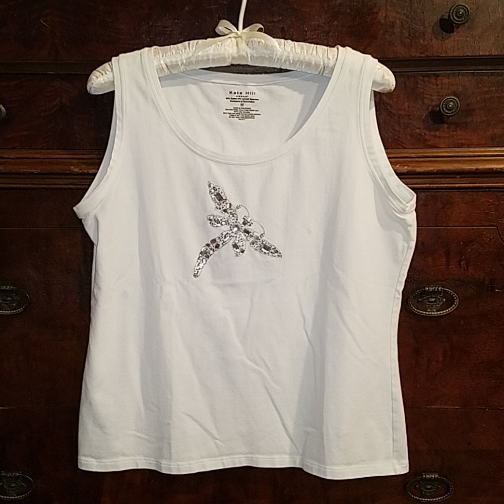 Kate Hill casual dragonfly tank top